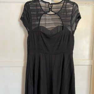 City Chic black dress size XS(14)